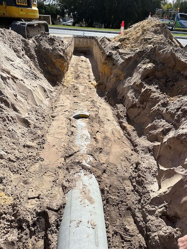 Hepburn Ave Drainage view 2